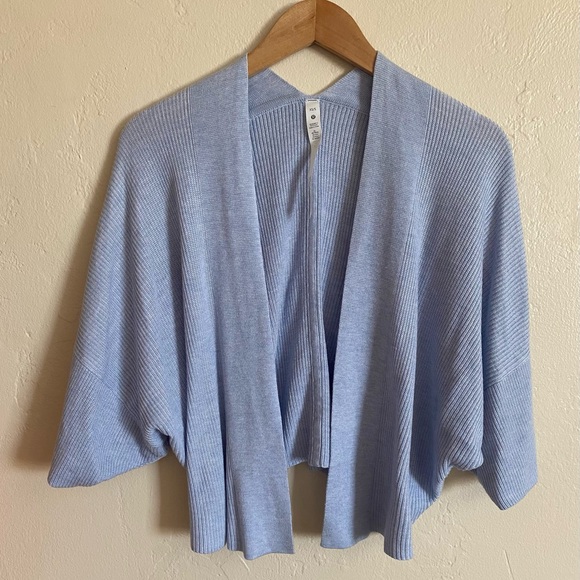 Lululemon Boxy Cashlu Knit Wrap - Picture 2 of 11